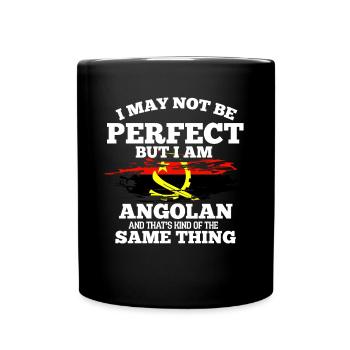 Angola - Mug uni - noir - Devant