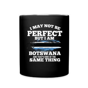 Botswana - Tasse einfarbig - Schwarz - Vorne