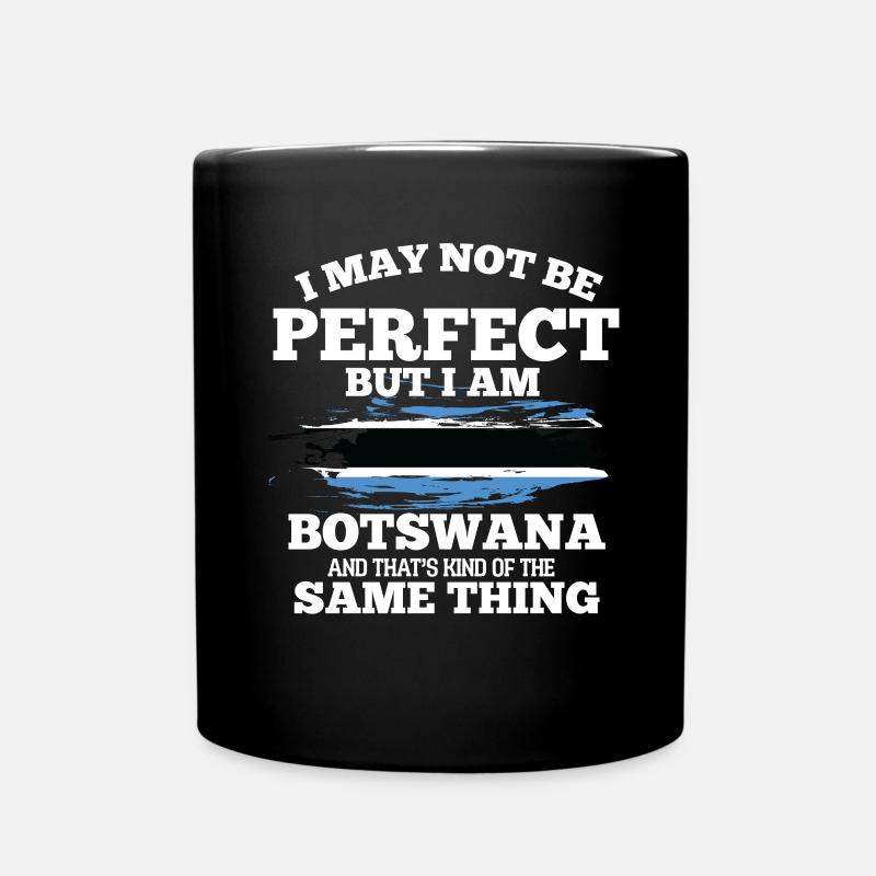 Botswana - Tasse einfarbig - Schwarz