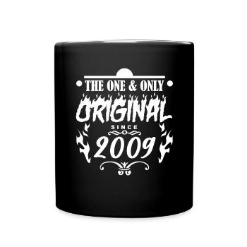 2009 - Year of construction 2009 - Year of construction 2009 - Full Colour Mug - black - Front