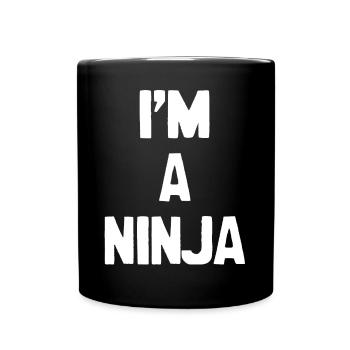 I'm a Ninja - Full Colour Mug - black - Front