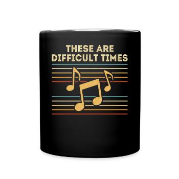 Musicien - Mug uni - noir - Devant