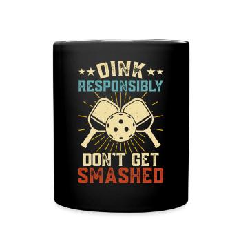 Pickleball - Full Colour Mug - black - Front