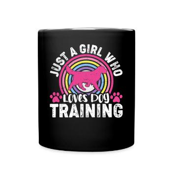 Dog training - Full Colour Mug - black - Front