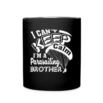 Parasailing I'm A Parasailing Brother - Full Colour Mug - black - Front