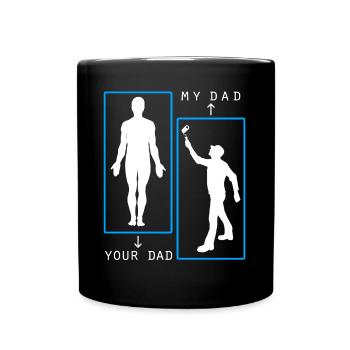 Painter Painter My Dad - Full Colour Mug - black - Front