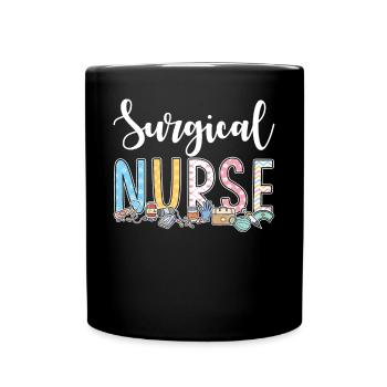 Idée cadeau pour les infirmières chirurgicales - Mug uni - noir - Devant