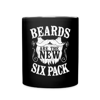 Beard Lover Bearded Man Beards Are - Full Colour Mug - black - Front