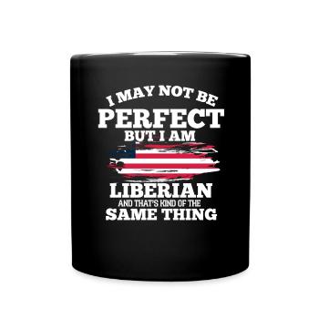 Liberia - Tasse einfarbig - Schwarz - Vorne