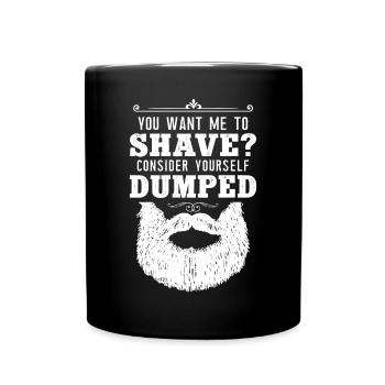 Beard Lover Bearded Man You Want - Tasse einfarbig - Schwarz - Vorne