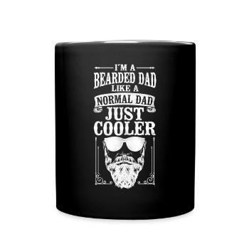 Beard Lover Bearded Man Dad I'm A - Full Colour Mug - black - Front