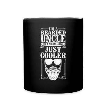 Beard Lover Bearded Man Uncle I'm - Tasse einfarbig - Schwarz - Vorne