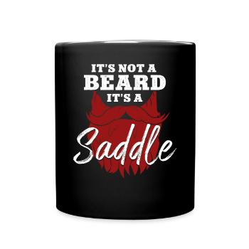 Beard Lover Bearded Man Ginger - Tasse einfarbig - Schwarz - Vorne