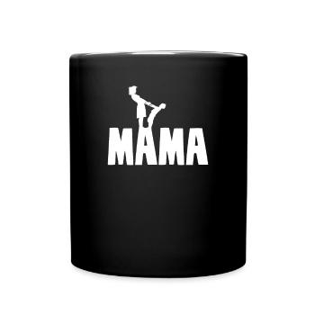 Mama - Tasse einfarbig - Schwarz - Vorne