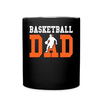 Basketball Daddy Dad Dad - Full Colour Mug - black - Front