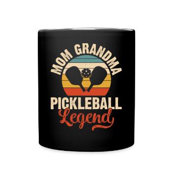 Pickleball - Mug uni - noir - Devant