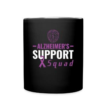 Escouade de soutien Alzheimer - Sensibilisation à la maladie d’Alzheimer - Mug uni - noir - Devant