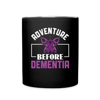 L’aventure avant la démence - Sensibilisation à la maladie d’Alzheimer - Mug uni - noir - Devant
