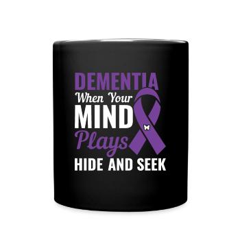 Démence - Quand notre joue à cache-cache - - Mug uni - noir - Devant