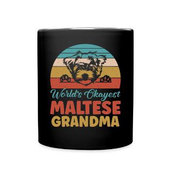 Cadeaux de propriétaire maltais - Mug uni - noir - Devant