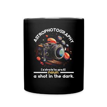 Astrophotographie Caméra Astronomie astronomique - Mug uni - noir - Devant
