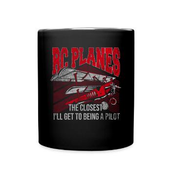Le plus proche que j’aurai d’être un modèle pilote - Mug uni - noir - Devant
