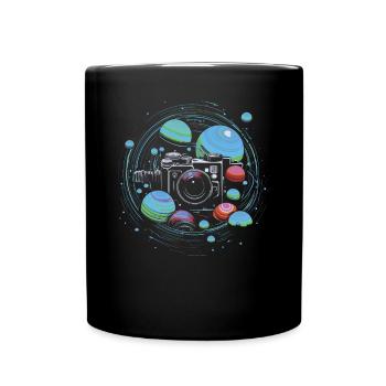 Astrofotografie Kamera Astronomische Astronomie - Tasse einfarbig - Schwarz - Vorne