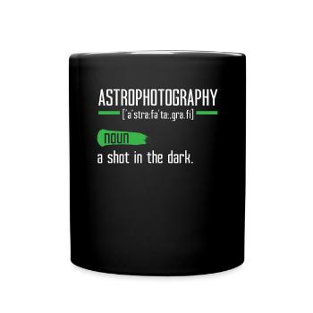 Astrophotographie Caméra Astronomie astronomique - Mug uni - noir - Devant
