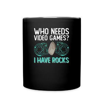Géologue Enfants Pierres Collectionneuses Pierres Géologie Garçon - Mug uni - noir - Devant