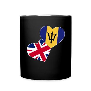 Drapeau de la Barbade Bayan barbadien - Mug uni - noir - Devant