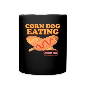 Corn Dog Corndog Corn Dogs Corndogs Gift - Full Colour Mug - black - Front