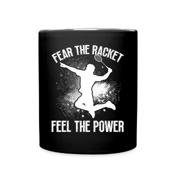Fear the thug, feel - Full Colour Mug - black - Front