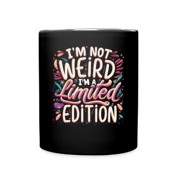 Je suis une Vintage Grafitti en édition limitée Déclaration - Mug uni - noir - Devant