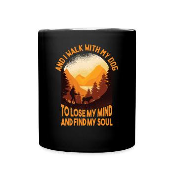 Dog Dog Owner Accessories Dog Lover Funny - Full Colour Mug - black - Front