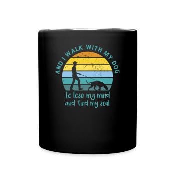 Dog Dog Owner Accessories Dog Lover Funny - Full Colour Mug - black - Front