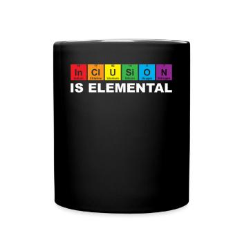 Elementary inclusion - Full Colour Mug - black - Front