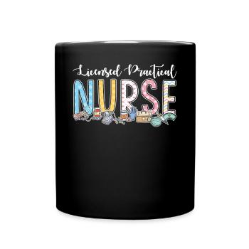 Licensed Practical Nurse - Full Colour Mug - black - Front
