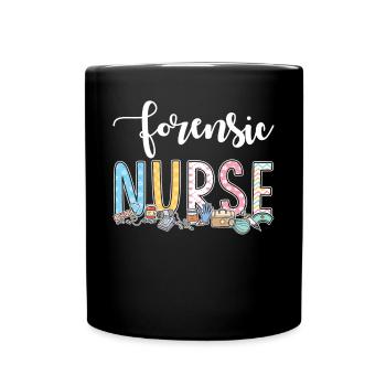 Idée cadeau pour les infirmières légistes - Mug uni - noir - Devant