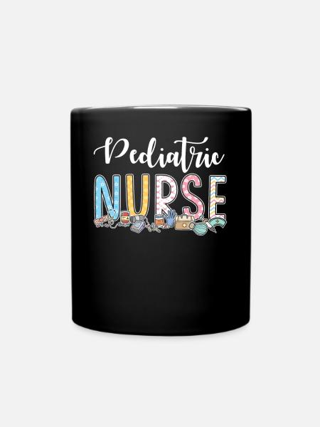 Geschenkidee Für Kinderkrankenschwestern - Tasse einfarbig - Schwarz