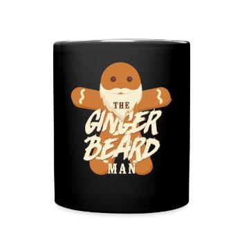 Beard Lover Bearded Man Christmas - Full Colour Mug - black - Front