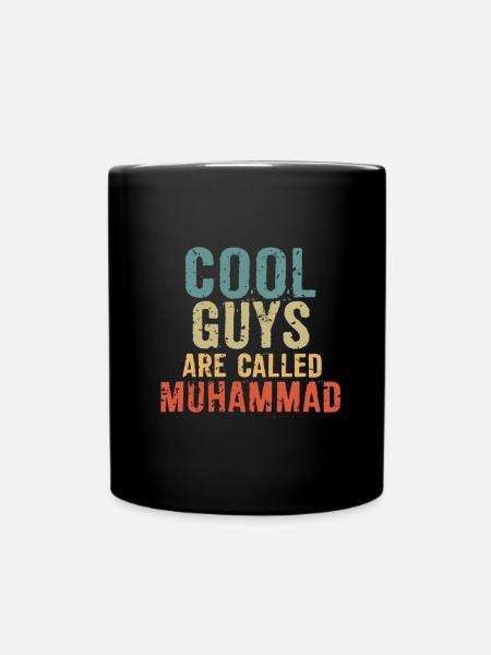 Cool guys are called Muhammad - Tasse einfarbig - Schwarz