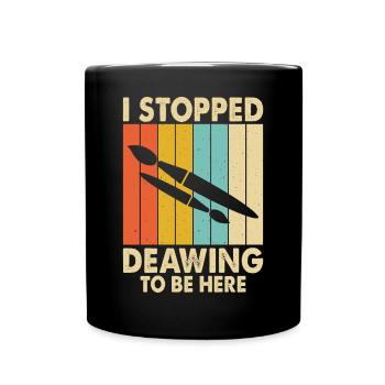 Artist Painter - Full Colour Mug - black - Front