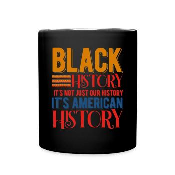 Black History Month Black History - Tasse einfarbig - Schwarz - Vorne