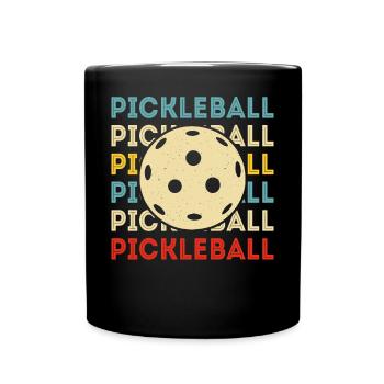 Pickleball - Mug uni - noir - Devant