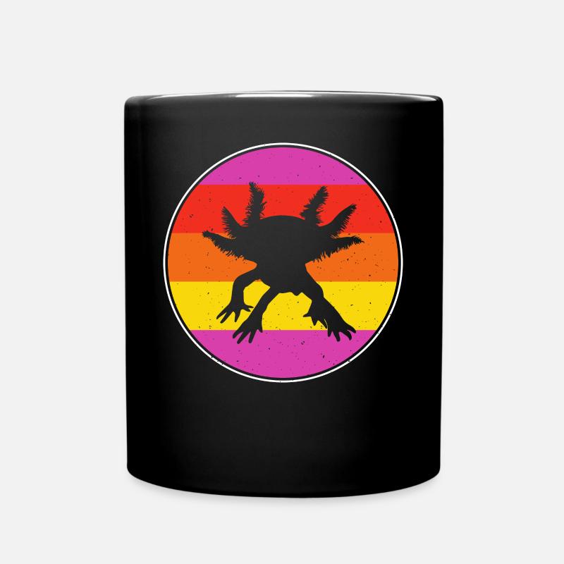 Axolotl - Tasse einfarbig - Schwarz