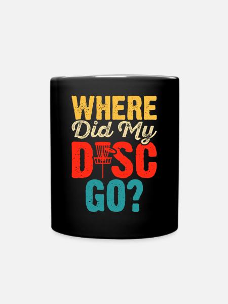 Discgolf Disc Golf - Tasse einfarbig - Schwarz