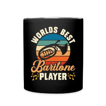 Bariton Baritonist - Tasse einfarbig - Schwarz - Vorne