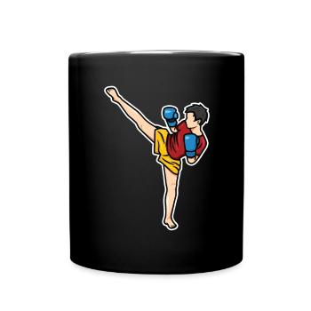 Kidboxing pour enfants - Mug uni - noir - Devant