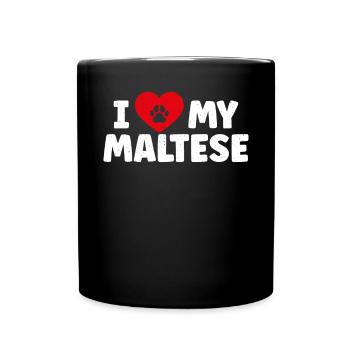 Cadeaux de propriétaire maltais - Mug uni - noir - Devant