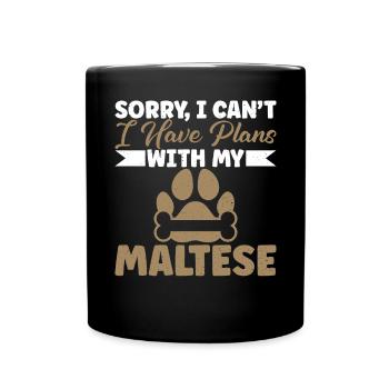 Cadeaux de propriétaire maltais - Mug uni - noir - Devant